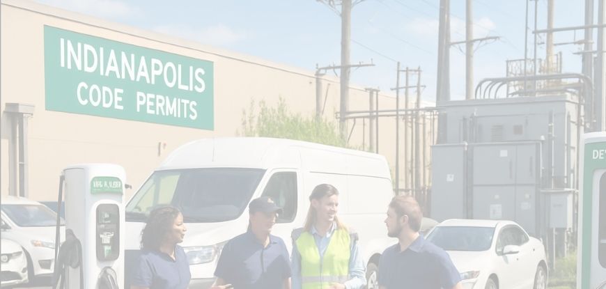 Installing EV Chargers for Your Fleet in Indianapolis: Costs, Permits, and ROI