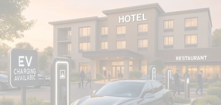 Why Hotels and Restaurants Are Adding EV Chargers for Guests